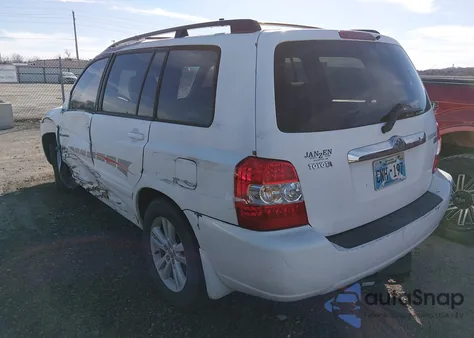 2006 Toyota Highlander Hybrid V6 z USA, uszkodzony, nr VIN JTEDW21A360014613